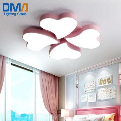 2021 New Hot Originality Flower Heart Kids Bedroom Kids Room Lights Ceiling Lamp