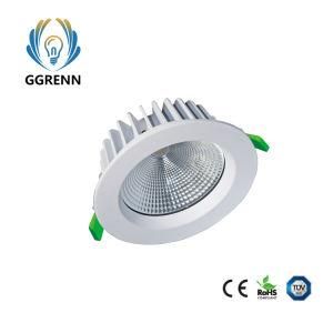 Popular IP54 Ce 12W Commercial Recessed Ceiling COB LED Downlight with Ce TUV RoHS SAA Certification