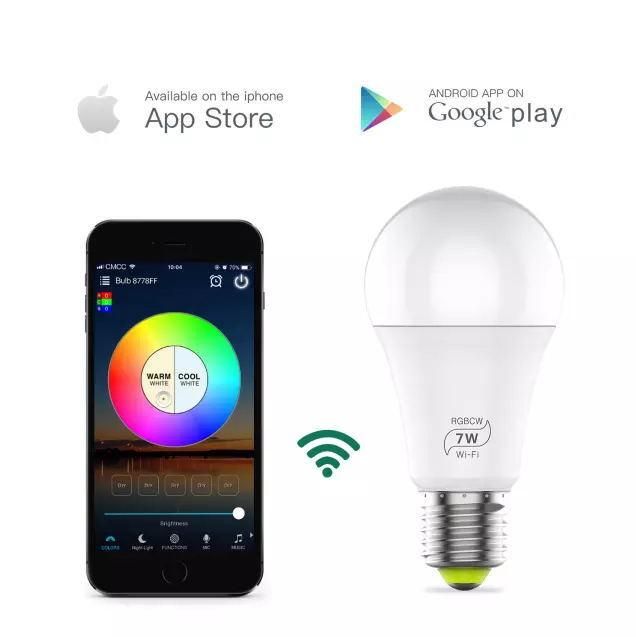 7W Smart WiFi LED Bulb Light