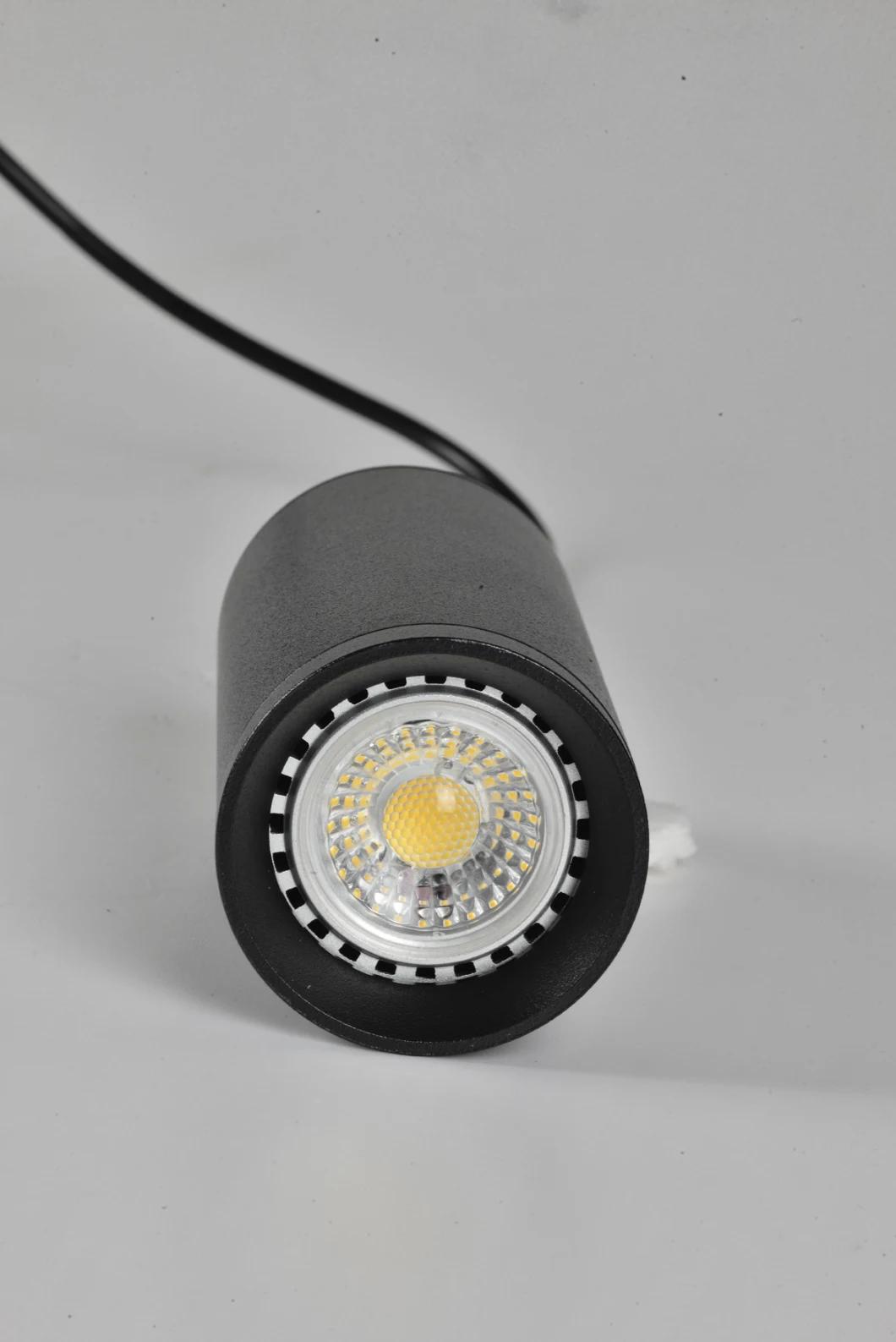Modern Aluminum Pendant Lamp Fixture Suspension Track Light Warranty for Commercial Store