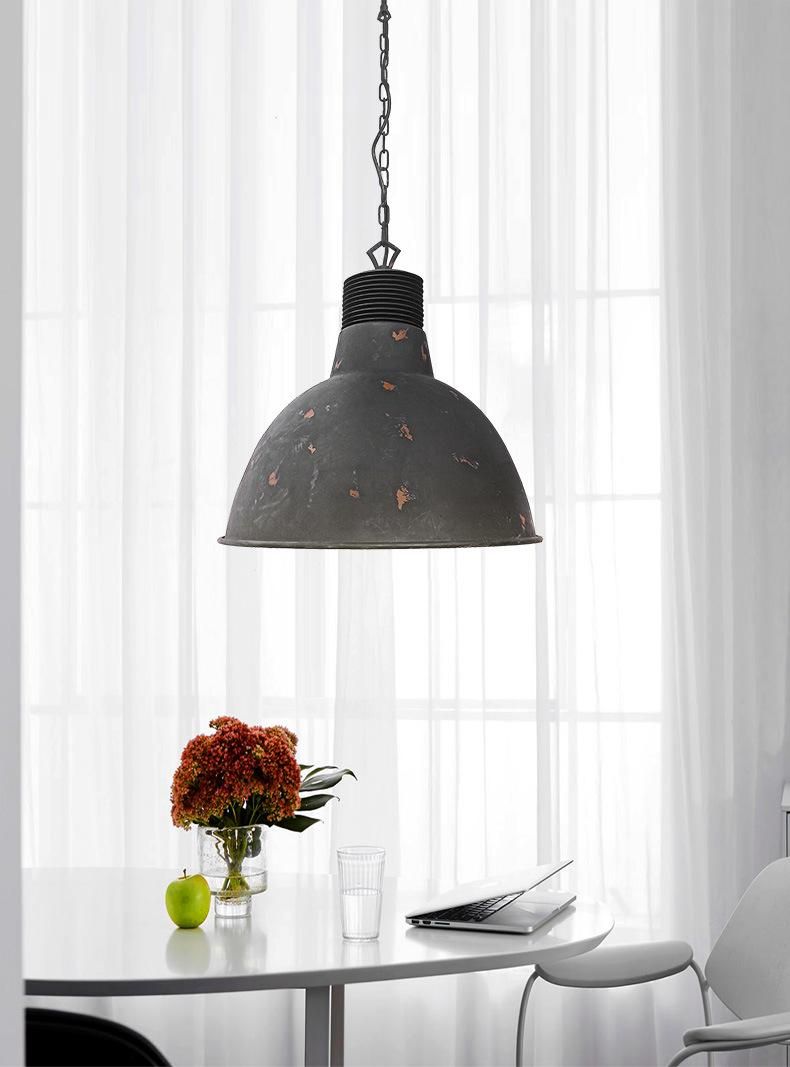 Modern Style Shop Indoor Hotel Living Room Cafe Shop Modern Hardware Iron E27 E26 Black Chandelier Pendant Lamp