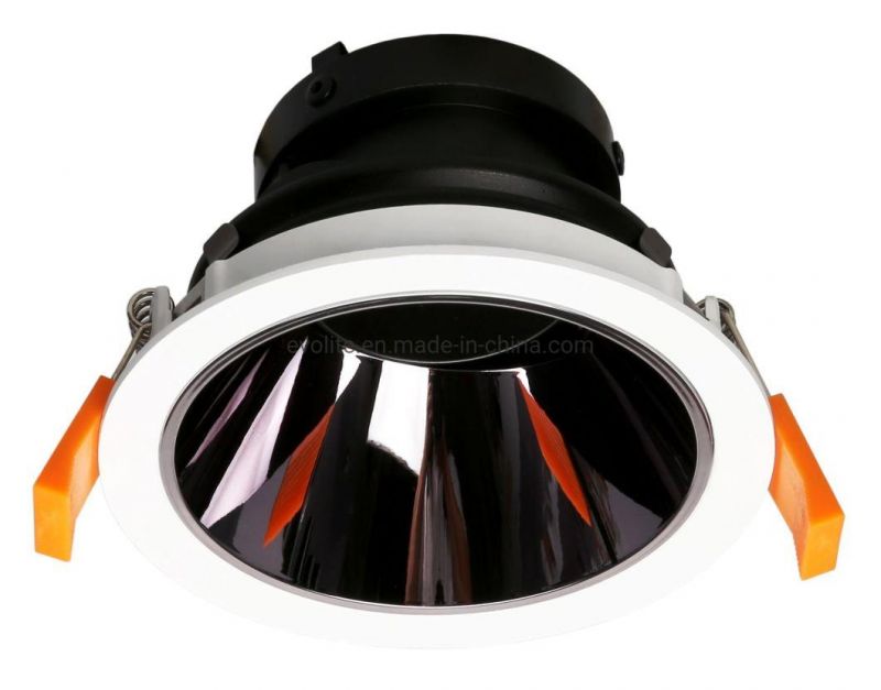 Fixed Wall Washer Downlight Aluminum GU10 Housing MR16 Frame with Cut out 100mm RF32