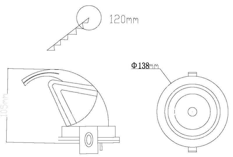 Recessed Movable Spotlight 25W LED Spot Light LED Lights Indoor LED Bulb Raw Material