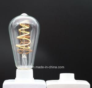 St64 LED Flexible Filament Bulb Vintage Edison Lamps E26 E27