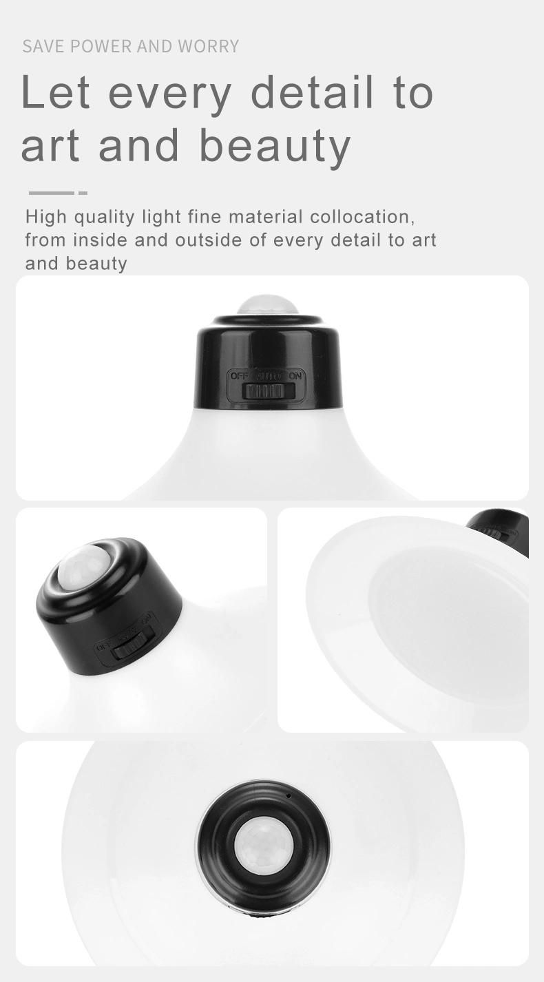 Dropshipping Smart Induction ABS PVC Chuck Adsorption Type Induction Night Light Rechargeable Portable Induction Light 2022