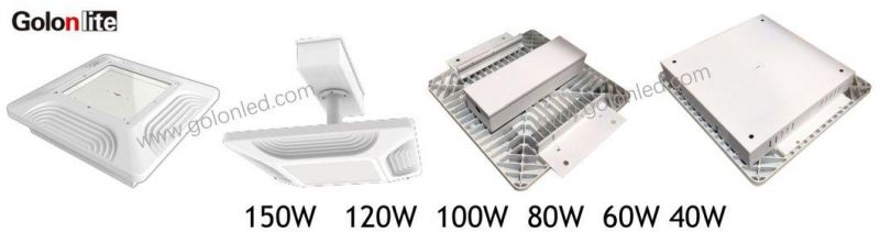 Recessed Ceiling Mounting 40W-150W LED Canopy Light Fixtures
