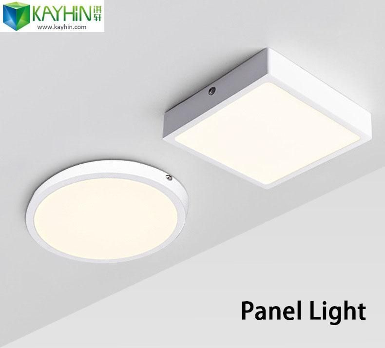 Cool Warm Pure White Long Lifespan 100lm/W Indoor Lighting 3W 6W 9W 12W 15W 18W 20W 24W 36W 48W 50000 Hours 600X600 LED Panel Light