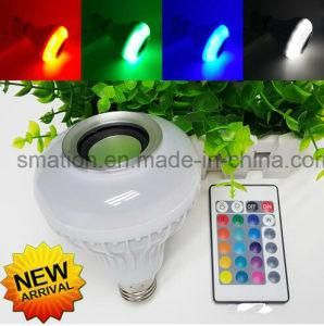 WiFi RGB LED Smart Music Speakers Sound Flame Bluetooth Bulb Light