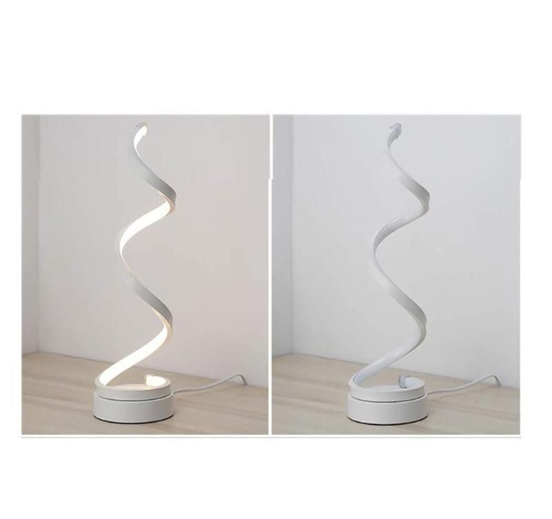 Indoor Thread Light Simple Eye Protection Night Light Aluminum Acrylic LED Desk Lamp