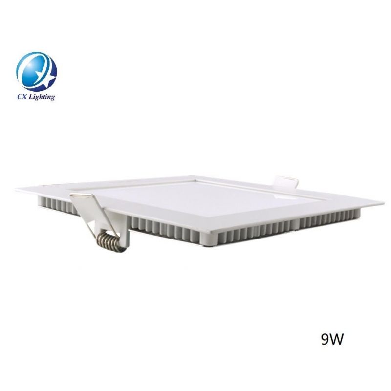 Modern Indoor Lighting Square /Round Recessed Mounted LED Panellight 9W