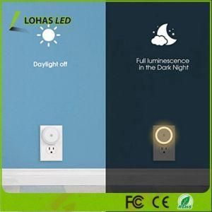 Energy Saving 0.6W Dusk to Dawn Sensor Auto on/off Smart Sensor Night Light Soft White 3000K