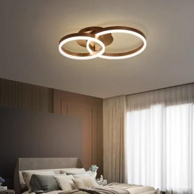 Masivel Circle Simple Home Decor Metal Nordic LED Ceiling Light