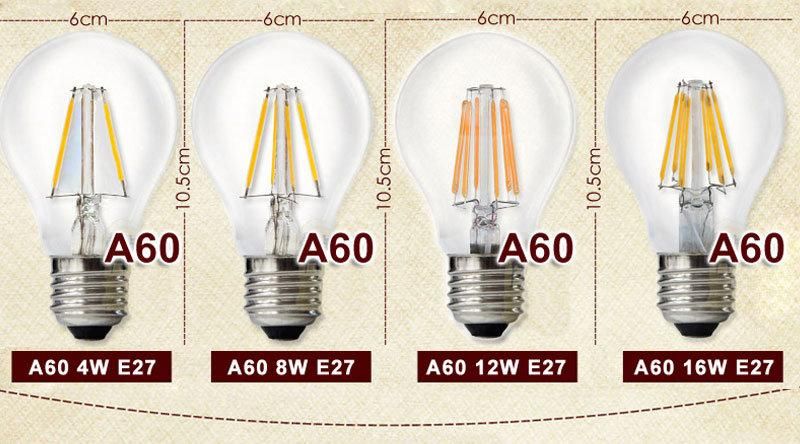 Dimmable Light A21 A23 40W 5-6W 7-8W Filament Lamp