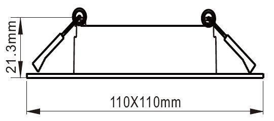 Recessed MR16/GU10 LED Downlight Mounting Ring Trim Housing