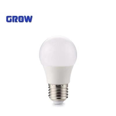 LED Bulb Light Global Lamp SMD 2835 5W E27 A55 Plastic Aluminum LED Light Bulb Lamp ERP CE Approval for Indoor Lighting