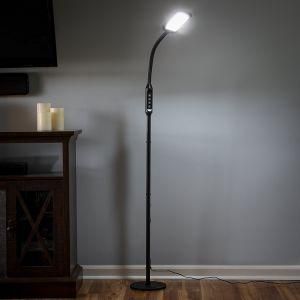 LED Reading Floor Lamp with Cool, Soft &amp; Warm White Led&prime;s - Built-in Dimmer - Adjustable Design Pivots in Any Direction