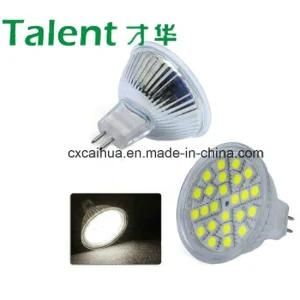 4W 5050 SMD LED Spot Light Glass in Cool White