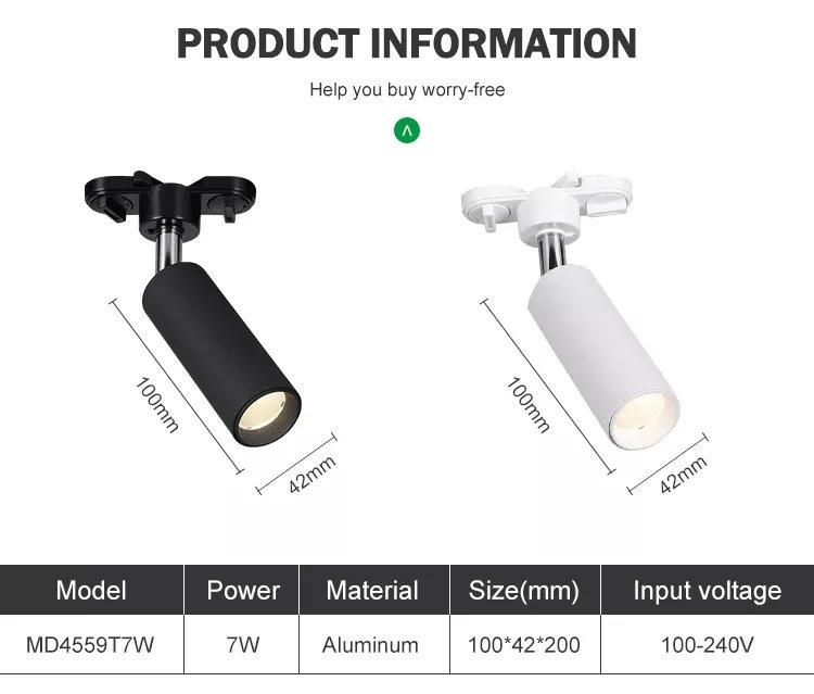 Retail Store Optical Housing Modern Cool White Rechargeable Magnetic LED Track Light for Showcase