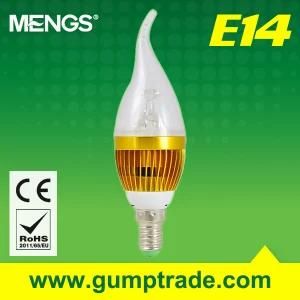 E14 3W Candle LED Bulb with CE Rohs 2 Years&prime; Warranty (110110047)