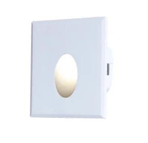 Square Indoor 3W LED Step Wall Light Fixture for Corridor