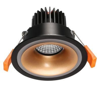 Black Golden Acrylic Aluminum Material COB LED Downlight Module