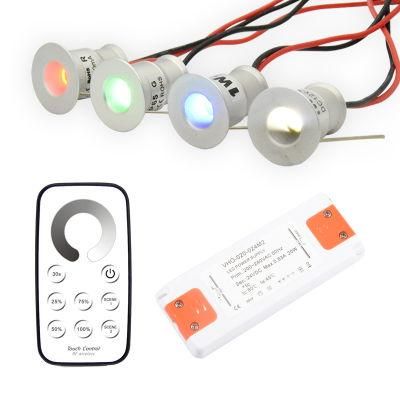 DIY Light Kit 1W Mini Dimmable Remote Lighting LED Bulb Spotlight