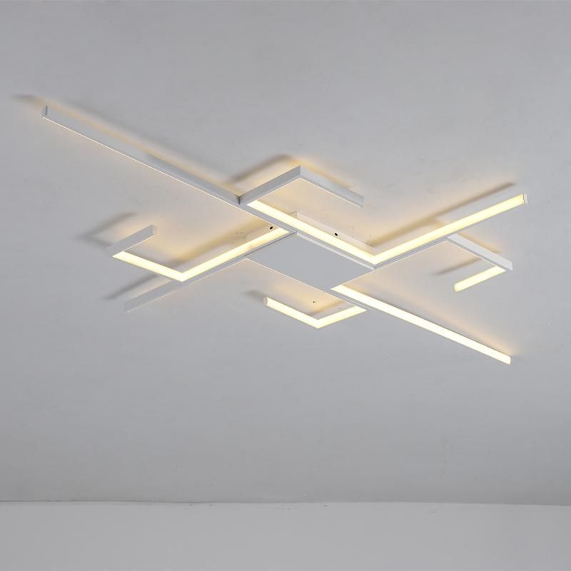 High Quality Nordic Simple Art Design Acrylic Ceiling Linear Light