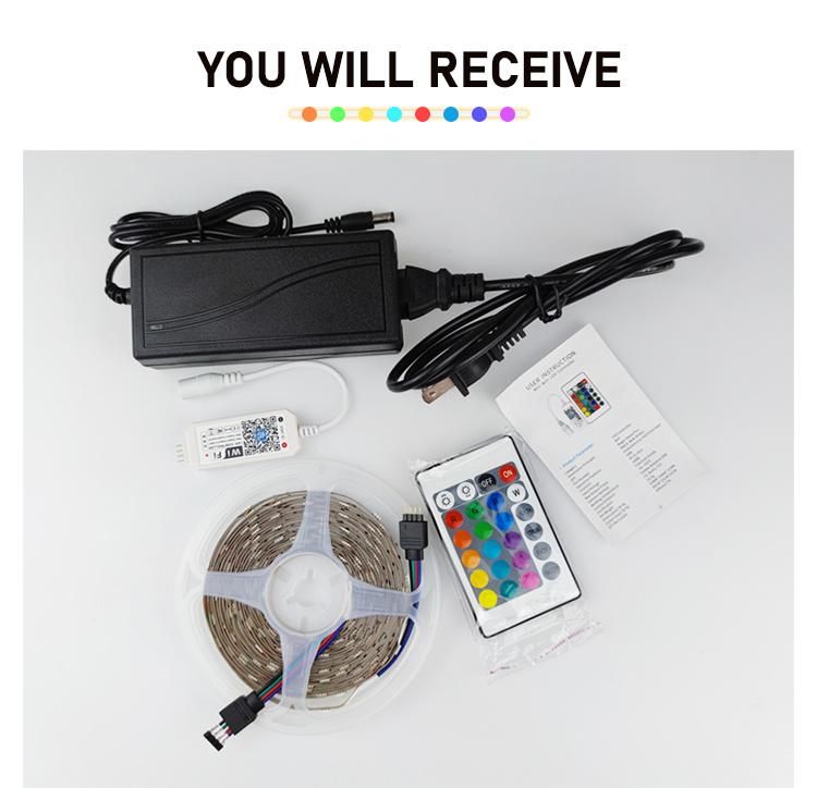 Chinese Factory Product RGB 5050 5V LED Strip Lights