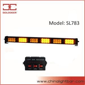 48W Amber LED Directional Traffic Advisor Strobe Light Bar