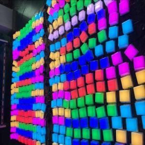 LED Pixel Square Point Light, 12PCS Pixel Point Light Magic Cube Light