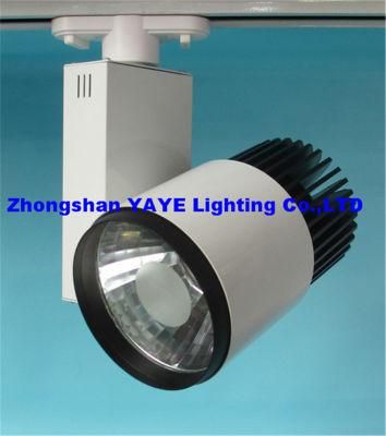 Yaye Good Price 30W / 20W Dimmable LED Track Light (1W-60W) with CE/RoHS/3 Years Warranty