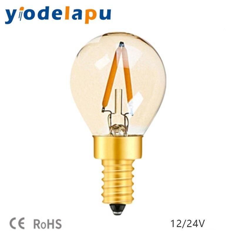 Gold Tint 2200K G40 1W LED Filament Bulb