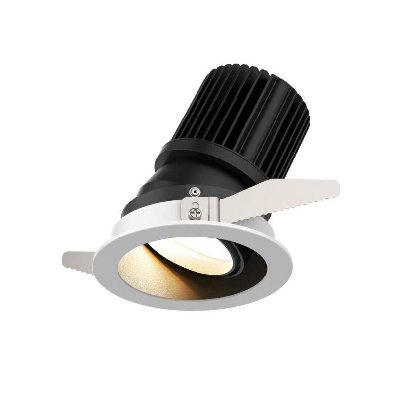 Aluminum Adjustable High Lumen 1*30W COB Recessed LED Downlight