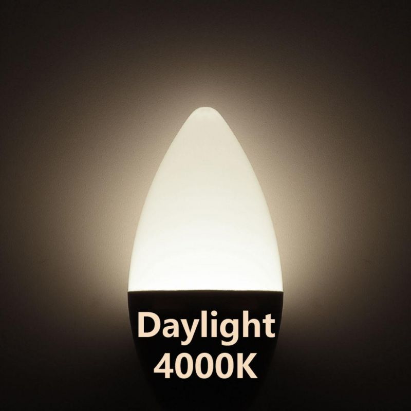 China Factory Price Candle Light C37 5W E14 E27 B22 LED Bulb Light Energy Saving Lamp with CE RoHS ERP LED Bulb Indoor Lighting