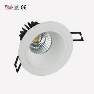 Cut out 90mm Deep Recessed Dimmable 7W COB LED Downlight with Ce