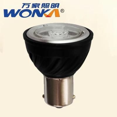 Wholesale 2.5W MR11 LED Spotlight Black Aluminum Housing Bulb for Cabinet Lighting
