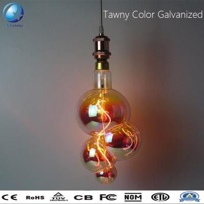 BB170 Extra Big Decorative LED Bulb E27 4W/8W LED Lamp Three Colors Color Galvanized LED Bulb Light Ce RoHS Bar Party Christmas Bulb