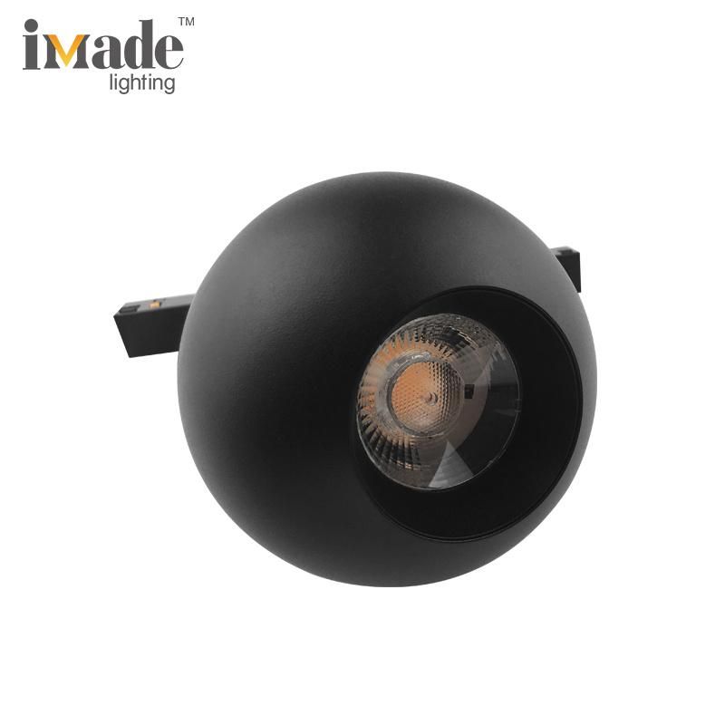 Factory Price 48V Magnetic Track Light Ball Shap LED Spotlight