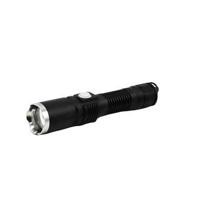 High Quality Zoomable Aluminium Alloy P50 Rechargeable LED Flashlight for Emergency Outdoor Lightings