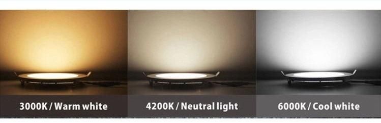 Wholesalers Recessed 5W Round Ultra Thin LED Panel Light