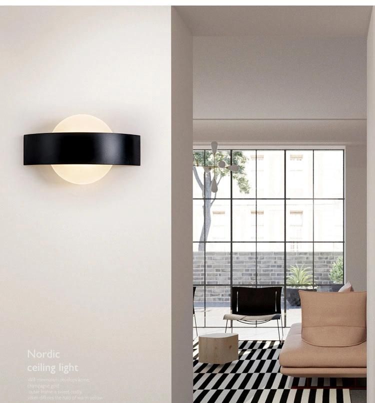 LED Nordic Wall Light Modern Minimalist Living Room Light Balcony Wall Light Corridor Aisle