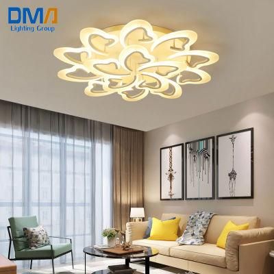 Flower Shape Acrylic LED Ceiling Lights Smart Control