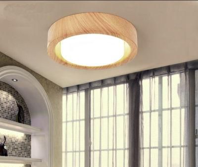 Modern Metal and Glass Round LED Ceiling Lamp Lights Finished for Kitchen Dia35cm