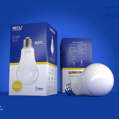Keou LED SMD Light Bombillo LED 9W LED Bulb Raw Row Material Energy Saver Bulb LED Lighting