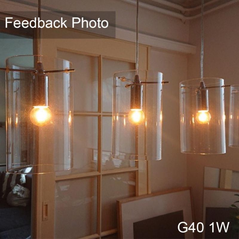 E14 E27 LED Dimmable Filament Bulb Retro Edison Light Bulb 220V Lamp Gold Tubular Chandelier Night Lamp 0.5W 1W 2W 3W 4W 6W 8W