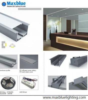 1m/2m Recessed LED Linear Light (6532) for Office Shops
