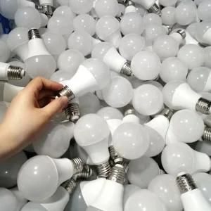 E27 B22 Plastic LED Bulb, Aluminum LED Bulb Lights A60 3W 5W 7W 8W 9W 10W 12W 15W