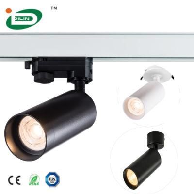 LED Track Light, Modern Design Aluminum Adjustable COB LED Track Light