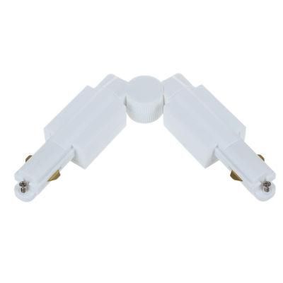 X-Track Single Circuit White Twisted Connector for 3wires Accessories (R)