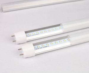 MOQ: 30PCS LED T8 Tube Light UL FCC Certificate 4FT 18W Clear&Frosted PC Cover SMD2835